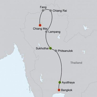 Glanzpunkte Thailands