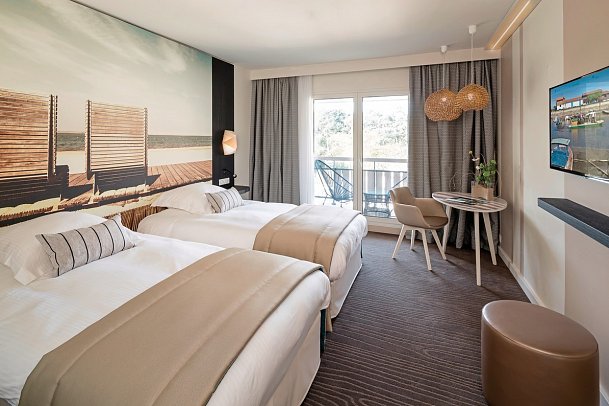 Thalazur Arcachon - Wohnbeispiel Doppelzimmer Classic (Zimmercodierung DB1)