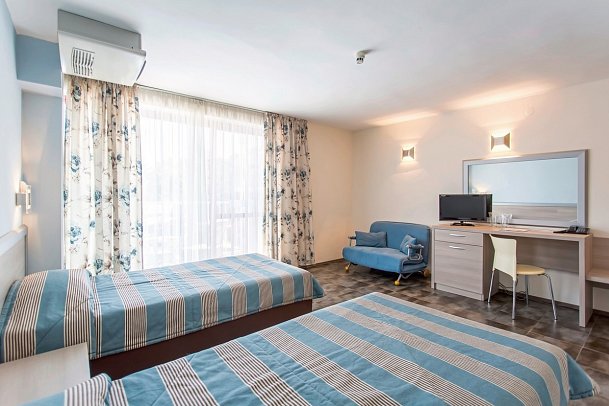 Hotel Longosa - Wohnbeispiel Doppelzimmer (Zimmercodierungen DB1, DE1, DS1 & DC1)