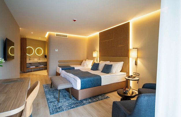 Wave Resort - Wohnbeispiel Doppelzimmer (Zimmercodierungen DE1, DBN, DCN & DBM)