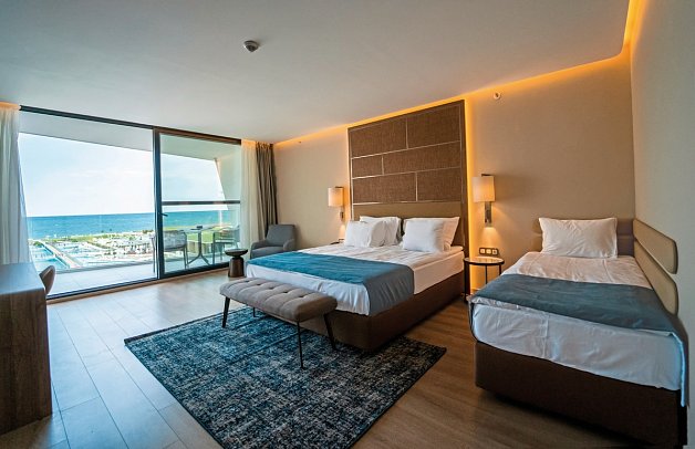 Wave Resort - Wohnbeispiel Doppelzimmer Premium Meerblick (Zimmercodierung DMM)