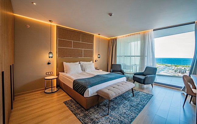 Wave Resort - Wohnbeispiel Familienzimmer Meerblick (Zimmercodierungen FBM & F1M)