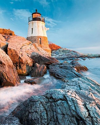 Klassisches Neuengland - Leuchtturm in Rhode Island