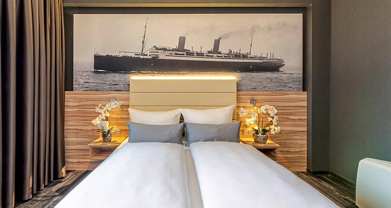 PLAZA Premium Columbus Bremen - Wohnbeispiel Doppelzimmer Standard (Zimmercodierung DG1)