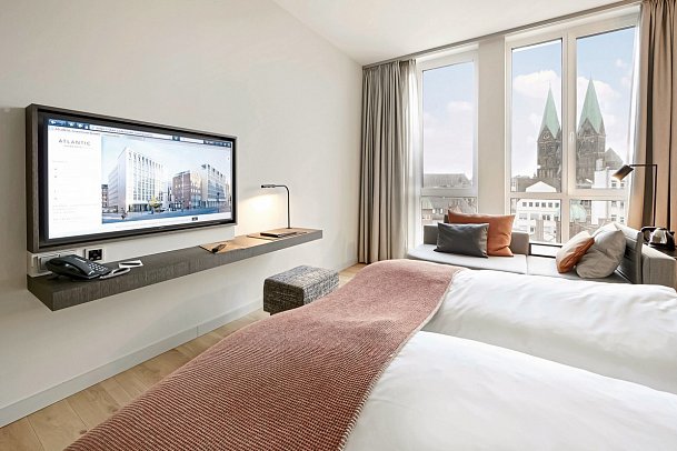 ATLANTIC Grand Hotel Bremen - Wohnbeispiel Doppelzimmer Komfort (Zimmercodierungen DF1 & DC1)