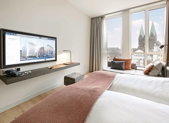 ATLANTIC Grand Hotel Bremen - Wohnbeispiel Doppelzimmer Komfort (Zimmercodierungen DF1 & DC1)