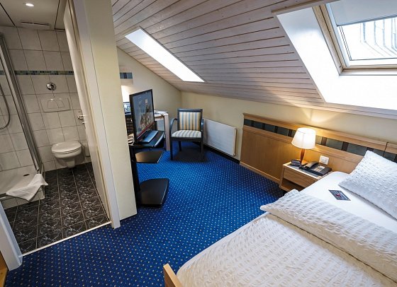 Victoria Lauberhorn Wengen, a Faern Collection Hotel - Wohnbeispiel Einzelzimmer Komfort (Zimmercodierung EF1)