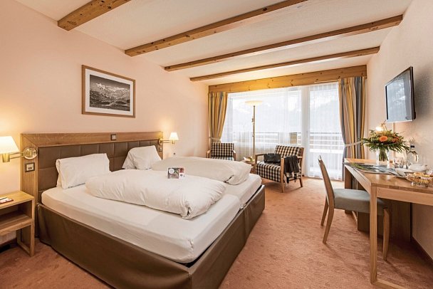 Sunstar Hotel Grindelwald - Wohnbeispiel Doppelzimmer Standard Eiger (Zimmercodierung DG2)