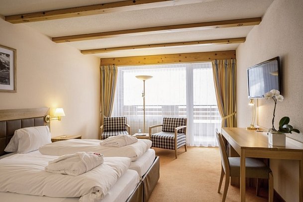 Sunstar Hotel Grindelwald - Wohnbeispiel Doppelzimmer Standard Eiger (Zimmercodierung DG2)