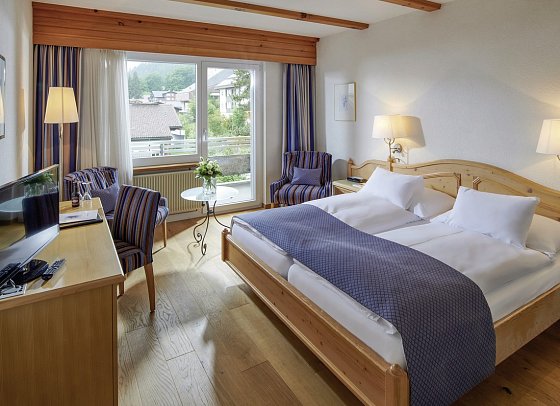 Hotel Bristol - Wohnbeispiel Doppelzimmer Südseite (Zimmercodierung DB1)