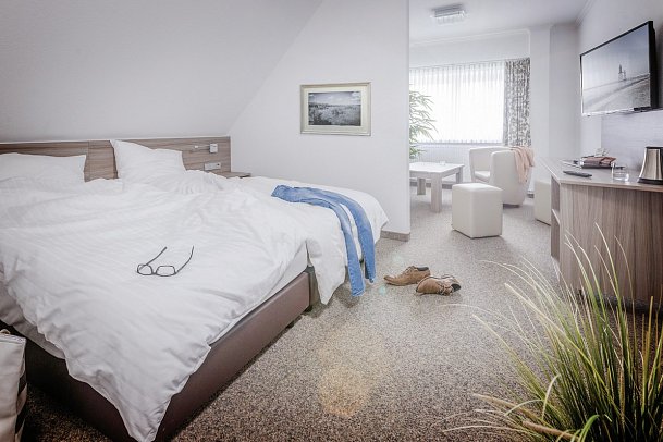 Cuxland Hotel - Wohnbeispiel Doppelzimmer (Zimmercodierung DB1)