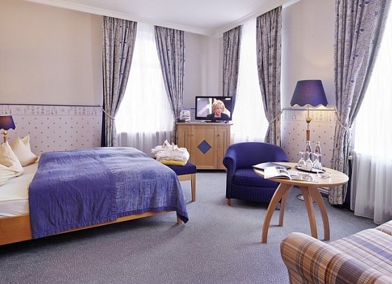 Inselhotel VierJahresZeiten - Wohnbeispiel Doppelzimmer (Zimmercodierung DB1)