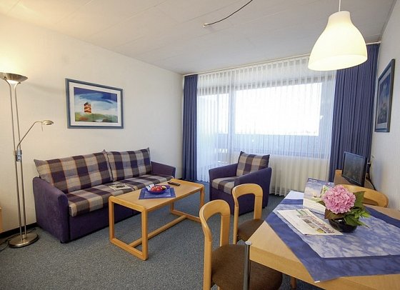 Aquantis Bensersiel Hotel & Ferienwohnungen - Wohnbeispiel Studio (Zimmercodierung SB1)