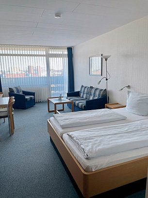 Aquantis Bensersiel Hotel & Ferienwohnungen - Wohnbeispiel Studio (Zimmercodierung SB1)