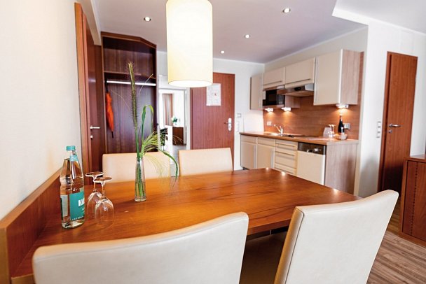 Hotel Atlantic Juist - Wohnbeispiel Appartement 2-Raum 36 qm (Zimmercodierung AB1)