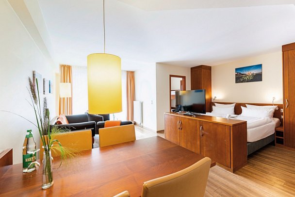 Hotel Atlantic Juist - Wohnbeispiel Appartement 2-Raum 38 qm (Zimmercodierung AB2)