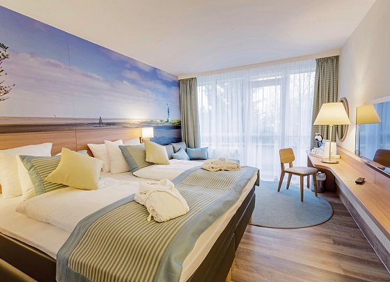 Center Parcs Park Nordseeküste - Wohnbeispiel Hotelzimmer Premium (Zimmercodierungen DM1 & DM2)