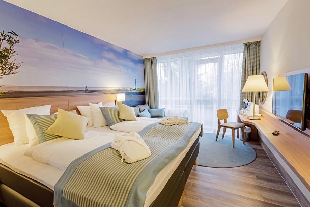 Center Parcs Park Nordseeküste - Wohnbeispiel Hotelzimmer Premium (Zimmercodierungen DM1 & DM2)