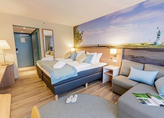 Center Parcs Park Nordseeküste - Wohnbeispiel Hotelzimmer Premium (Zimmercodierungen DM1 & DM2)