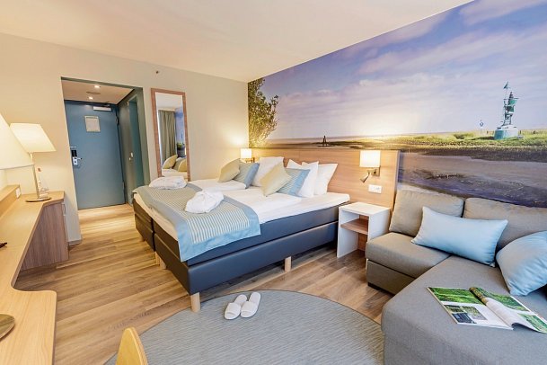 Center Parcs Park Nordseeküste - Wohnbeispiel Hotelzimmer Premium (Zimmercodierungen DM1 & DM2)