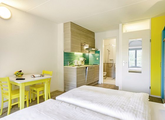 Center Parcs Park Nordseeküste - Wohnbeispiel Apt. New Comfort (Zimmercodierungen AB1, AB2, AB3 & AB4)