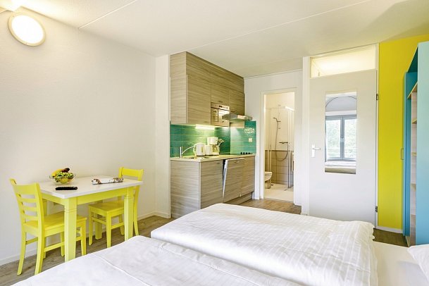 Center Parcs Park Nordseeküste - Wohnbeispiel Apt. New Comfort (Zimmercodierungen AB1, AB2, AB3 & AB4)