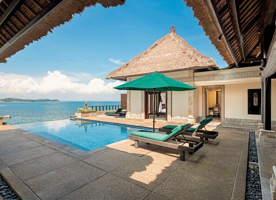 Banyan Tree Bintan - Wohnbeispiel Oceanview Infinity Pool Villa (Zimmercodierung VB1)