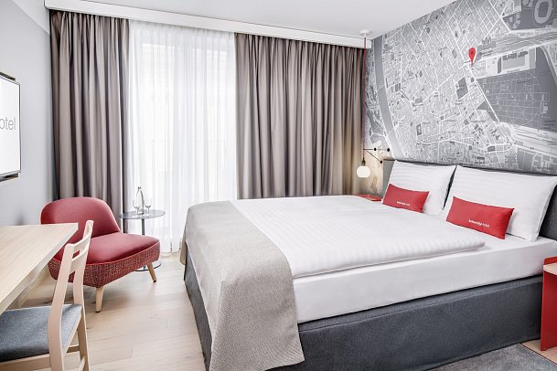 IntercityHotel Budapest - Wohnbeispiel Doppelzimmer Superior (Zimmercodierungen DS1 & DC1)