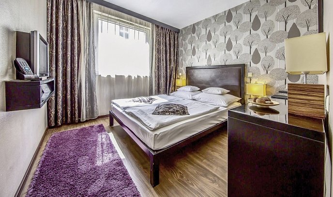 Charm Hotel Budapest - Wohnbeispiel Doppelzimmer Standard (Zimmercodierung DG1)