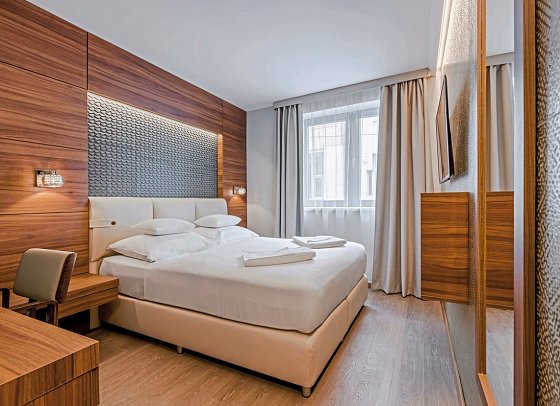 Charm Hotel Budapest - Wohnbeispiel Doppelzimmer Standard (Zimmercodierung DG1)