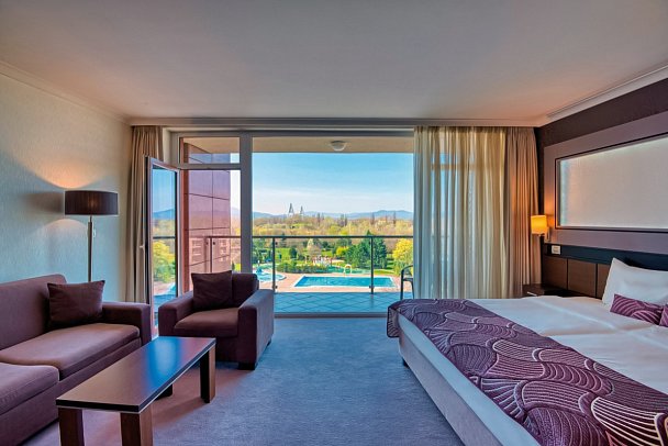 Aquaworld Resort Budapest - Wohnbeispiel Juniorsuite (Zimmercodierungen JB1 & JB2)