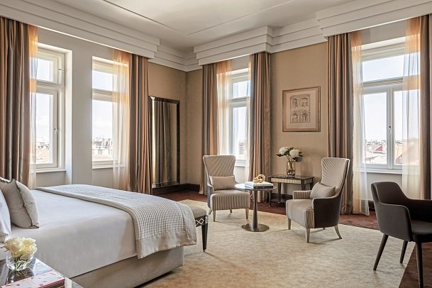 Anantara New York Palace Budapest - Wohnbeispiel Doppelzimmer Premium (Zimmercodierungen DM1 & DM2)
