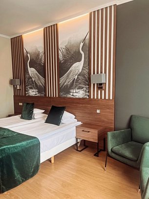 Thermal Hotel Visegrad - Wohnbeispiel Doppelzimmer Parkseite (Zimmercodierungen DP1, DB4, DB5, DC1 & FB9)