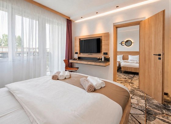 Premium Hotel Panorama - Wohnbeispiel Appartement seitl. Seeblick (Zimmercodierung A1N)