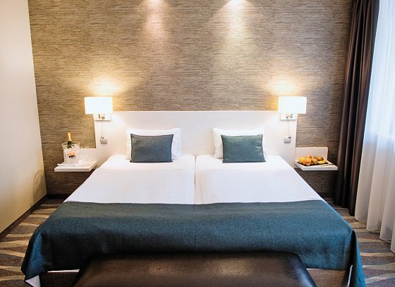 Hotel Azur - Wohnbeispiel Doppelzimmer Superior (Zimmercodierung DS3)