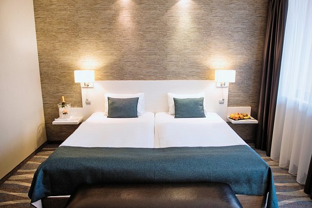 Hotel Azur - Wohnbeispiel Doppelzimmer Superior (Zimmercodierung DS3)