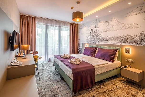 Hotel Golden Lake Resort Balatonfüred - Wohnbeispiel Doppelzimmer Premium (Zimmercodierungen DP1, DM1, DM2, DM3, DM4 & DML)