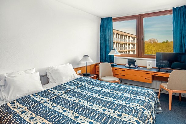 Club Tihany Hotel - Wohnbeispiel>Doppelzimmer Standard Parkseite (Zimmercodierungen DB1, DB2 & DC1)