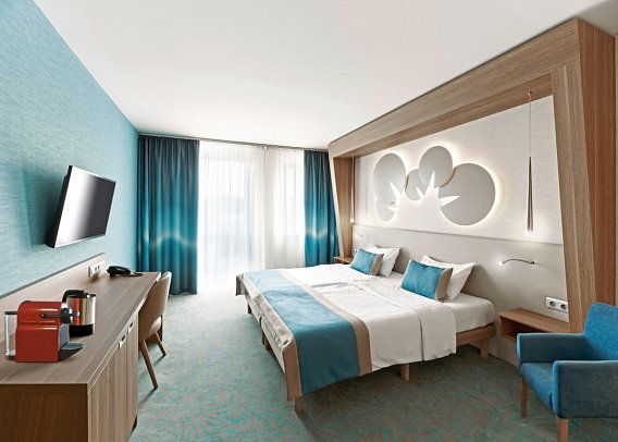 Hotel Europa Fit - Wohnbeispiel Doppelzimmer Superior (Zimmercodierung DS1)