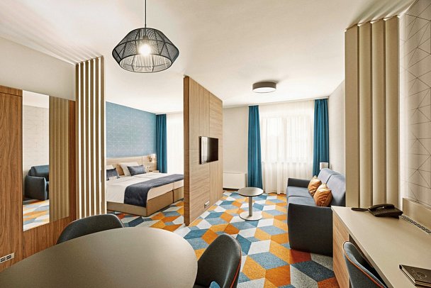 Hotel Europa Fit - Wohnbeispiel Appartement Deluxe (Zimmercodierung AB1)