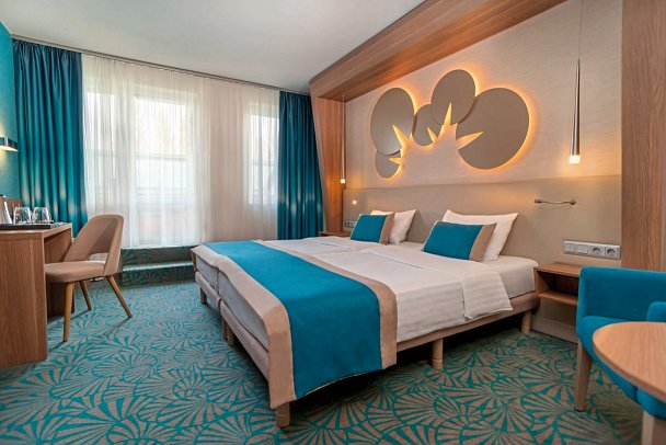 Hotel Europa Fit - Wohnbeispiel Doppelzimmer Economy (Zimmercodierung DE1)