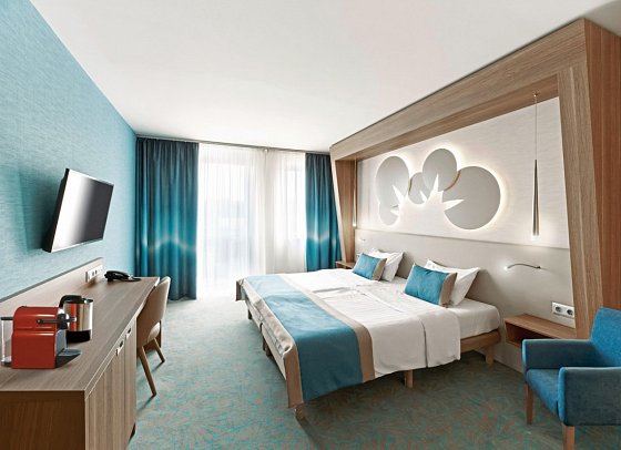 Hotel Europa Fit - Wohnbeispiel Doppelzimmer Superior (Zimmercodierung DS1)