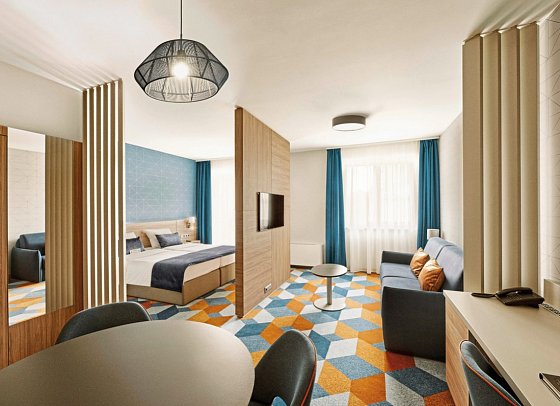 Hotel Europa Fit - Wohnbeispiel Appartement Deluxe (Zimmercodierung AB1)