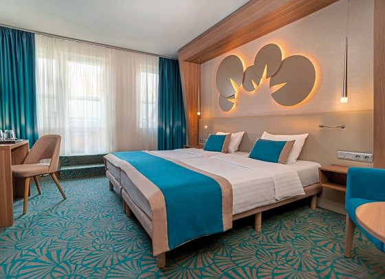 Hotel Europa Fit - Wohnbeispiel Doppelzimmer Economy (Zimmercodierung DE1)