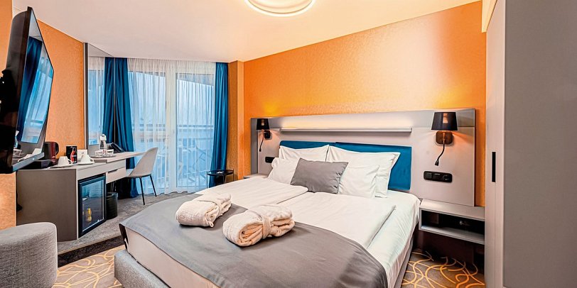 Hotel Helikon - Wohnbeispiel Doppelzimmer Standard (Zimmercodierung DG1)