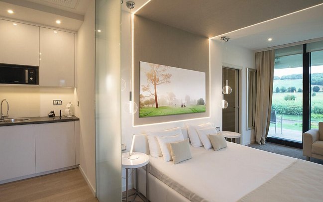 Zala Springs Golf Resort - Wohnbeispiel Doppelzimmer Superior Golf Studio Suite (Zimmercodierungen DSA, DS1 & DS2)