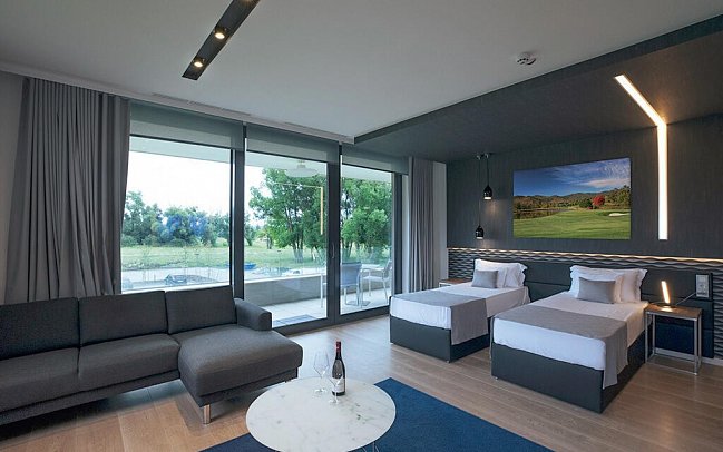 Zala Springs Golf Resort - Wohnbeispiel Doppelzimmer Superior Golf Studio Suite (Zimmercodierungen DSA, DS1 & DS2)