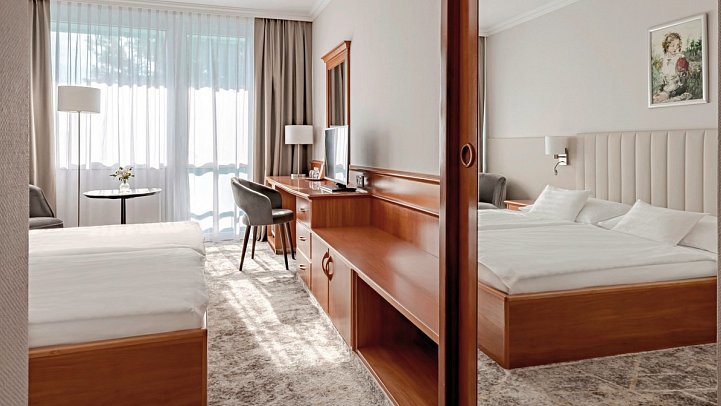 NaturMed Hotel Carbona - Wohnbeispiel Doppelzimmer Standard Plus (Zimmercodierungen DG2, DG7 & DC2)