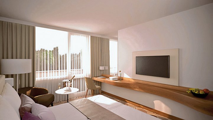 NaturMed Hotel Carbona - Wohnbeispiel Doppelzimmer Deluxe (Zimmercodierung DD1)