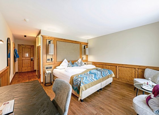 Aktiv- & Vitalhotel Erica - Wohnbeispiel Doppelzimmer Latemar Komfort (Zimmercodierung DB4)